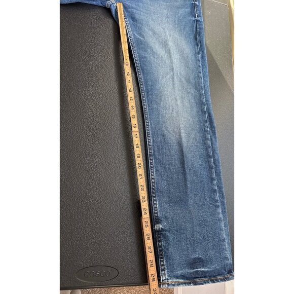 Guess Men's Blue Denim Slim Straight Jeans 36x30 - Picture 10 of 10